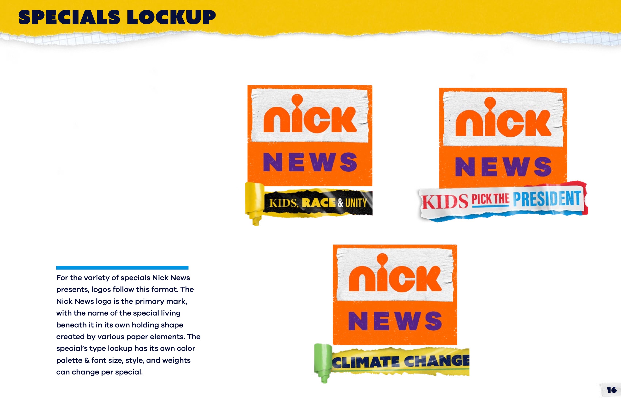 Nick News Style Guide