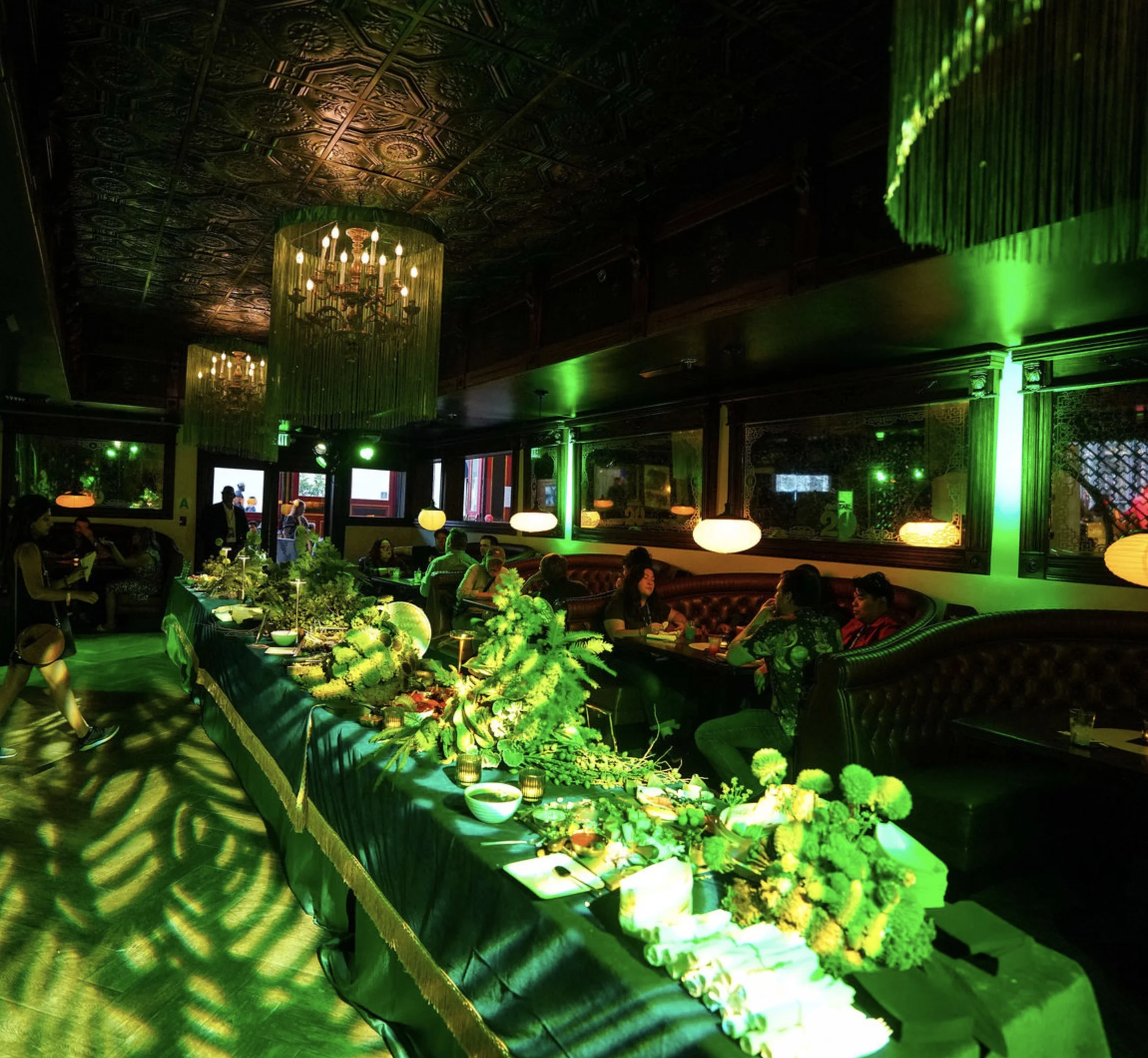 SDCC 2025 Earth Kingdom dinner room